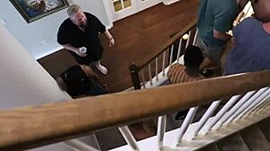 Piper and candy dive into double milf gangbang with bbc creampie at wild party