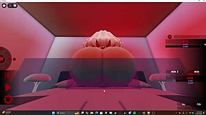 Big booty girl rides with backshots on ass.