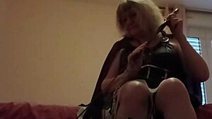 Intense Emotions As Slutty Milf Gets Spanked, Bent Over For Doggystyle, And Orgasms In Homemade Bondage With French Mistress Kantalis
