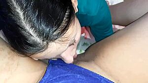 While stepmom cleaned the closet, my girlfriend dove into licking my pussy in this homemade lesbian cunilingus session - Lesbian Illusion Girls