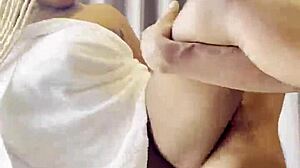 Cheating on my girlfriend with horny stepsister in big tits doggystyle riding creampie pov action