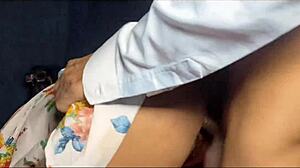 on valentines day i gift clothes to my sexy ex-girlfriend and we end up in full hard sex.