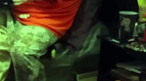 I catch my stepmom sneaking peeks at my fat big black cock