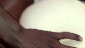 Massive black cock stretches my chubby girlfriend in intense interracial pounding