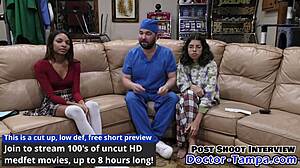 Become Doctor Tampa And Humiliate Ebony Cheerleader Solana With Speculum And Gloves During Her Florida Hospital Physical At Doctor-Tampacom!