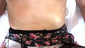 Petite tetona with natural tits cheats and gets missionary pounding after school, leading to a tight creampie orgasm in this casual story.