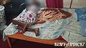 oh man, this sexy african wife is teasing her hubby with tickling until he's rock hard in their bedroom 😏