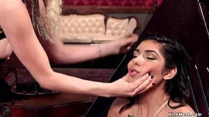 Blonde Governess And Submissive Get Fucked