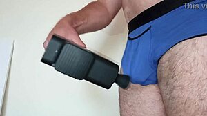 Vibrator Leads To Intense Cumshot In Amateur Bedroom Solo Masturbation With Close-Up Pussy Action