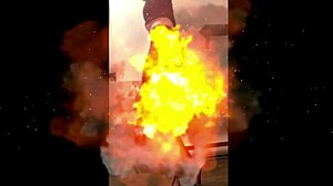 Cass Dances Solo With Ripped Clothes In Striptease