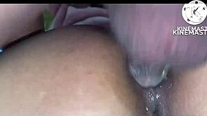 indian big ass takes intriguing anal blowjob with monster cock leading to hard orgasm