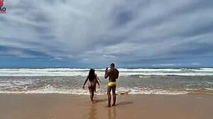 Wild Nudist Beach Orgy With Brazilian Teens In Mmf Double Vaginal Penetration And Bareback Action
