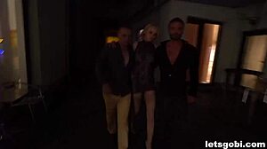 rich bi couple hosts wild orgy party with fat chubby participants