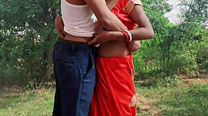 Bhabhi enjoys intense hardcore fucking by devar in outdoor early morning moments with her big clit and curvy body