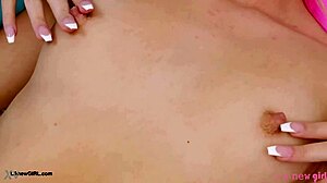 Blonde Beauty Teen 18+ Displays Sexy Body Boldly