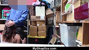 guards, is this how you punish shoplifters with rough doggystyle and riding?