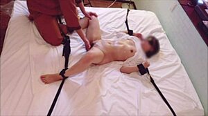 I got so excited trying blindfold play with my girlfriend for the first time in this amateur asian japanese video