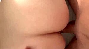 Natural BBL Aurica takes on BBC in intense interracial anal creampie session.