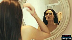 what's the routine like for perfect brunette milf michaela isizzu during her morning workout?