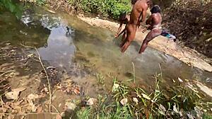 adventurous pov banging with zainab involves deepthroat gagging on monster cock during outdoor holiday flashing