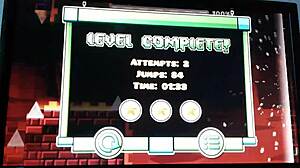 fingerdash playing to venom sound and the adventurers in geometry dash game