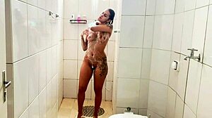 oh man, i'm takin' you on a tour of my new apartment with some guided handjob in the shower - part 4