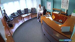 Fake Hospital Doctor Takes 18 Year Old Virgin's Tight Pussy in First Time Sex! She Gets Huge Cock Missionary Pounding with Cumshot.