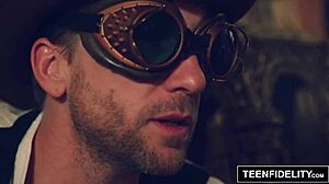 Teenfidelity dirty redhead steampunk slut zoey nixon gets rough creampie!