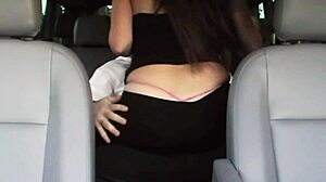 Larissa Steele the Spanish housewife hooked up with the airport shuttle driver for fucking and sucking