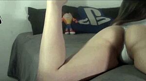 naughty blonde gets wild with her tattooed friend in anal play