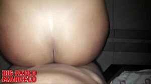 Brunette Bbw Wife Gets Intense Creampie In Doggystyle From Nerd Cuckold Husband Filming