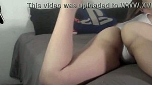 naughty blonde gets wild with her tattooed friend in anal play