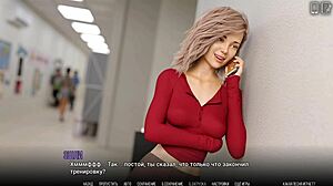 in this casual playthrough, the teen blonde coed explores university of problems on her desk in part 35