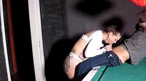 I Feel So Aroused Giving Blowjob On Pool Table To That Big Cock Guy