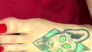 Pov video of amateur couple with squirting action on daddy