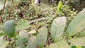 Slept With The Strange Woman I Met In The Bush For Hairy Big Cock Homemade BBW Action