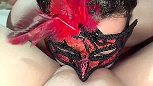 Mexican milf in nun costume gives neighbor blowjob then gets vagina licked and doggystyle fuck!