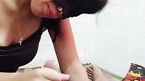 Schoolgirl Teen Pinay Gives Deepthroat Blowjob And Ball Licking