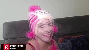 They turned that porn movie into real anal action with deepthroat and riding