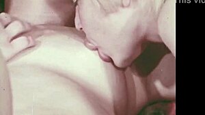 I remember those vintage lesbians diving into hairy beaver in a steamy 3some.