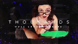 Cute Petite Blonde Babe Sucks Cock Sloppy In Pov Before Riding Cowgirl Style