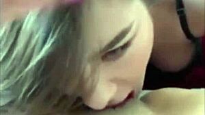 Amateur lesbian couple enjoys oral sex with girlfriend licking to orgasm