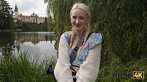 hunt4k cute blonde babe daruma rai craves huge cock in tight shaved pussy