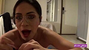 Secret intense Persian porn with fiery horny stepmom