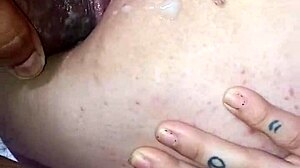Blonde slut endures intense anal pounding with massive gape exposure
