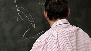 student tanya cox starts by sucking big cock then rides in doggystyle with lingerie stockings for facial cumshot