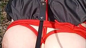 Esclave SA in Broceliande Forest for Bondage and Submission Session