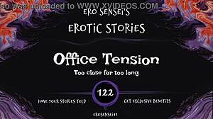 Office tension builds in this erotic audio for women with solo masturbation and pov fetish vibes at work
