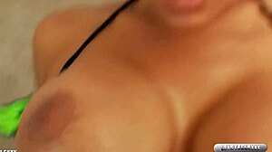 Pierced Blonde Trina Michaels Gets Deepthroat and Facial from Lex Steele in Lingerie