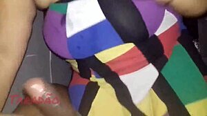 Amateur Latina with huge natural tits gets rough anal pounding but ends with cum in mouth humiliation